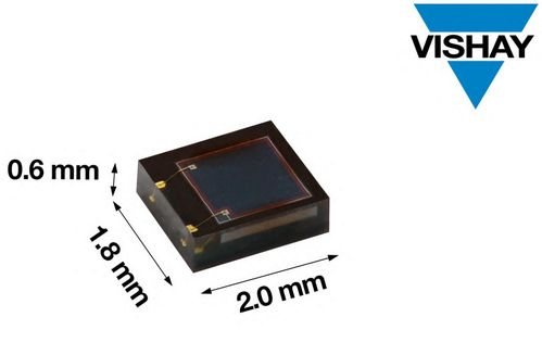 Vishay推出超小型高集成度可見(jiàn)光敏感度增強(qiáng)型高速PIN光電二極管，引領(lǐng)光電器件新潮流